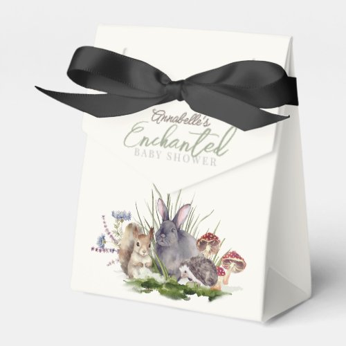 Enchanted Forest Woodland Animals Baby Shower Favor Boxes