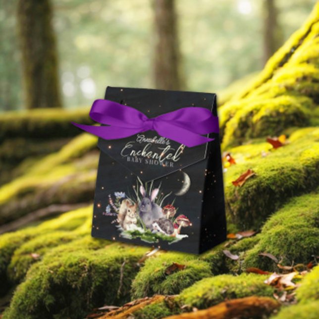 Enchanted Forest Woodland Animals Baby Shower Favor Boxes (Creator Uploaded)