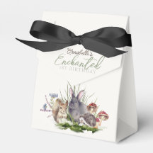 Enchanted Forest Woodland Animals Birthday Cream
