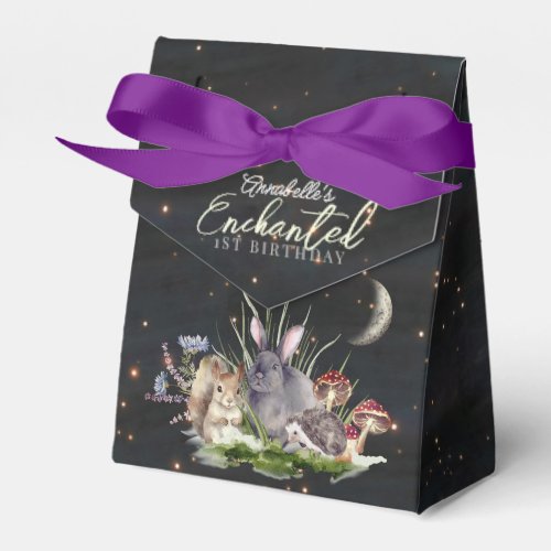 Enchanted Forest Woodland Animals Birthday Favor Boxes