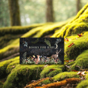 Enchanted Forest Woodland Animals Books for Baby Enclosure Card