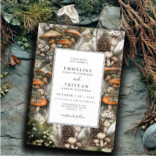 Enchanted Forest Woodland Wedding Invitation