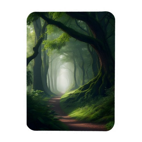 Enchanted Forest Woods Walking Path Refrigerator  Magnet