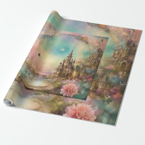 Enchanted Fortress Tees Wrapping Paper