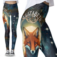 Enchanted Fox Personalised Enchanting Fox Leggings