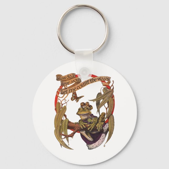 Enchanted Frog Prince Keychain (Front)