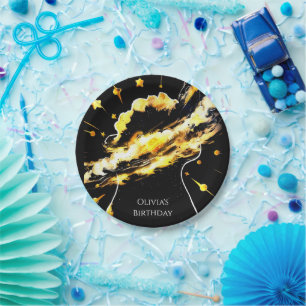 Enchanted Fun Space Birthday Paper Plates