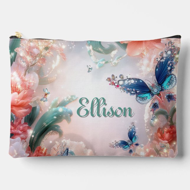 Enchanted Garden Accessory Pouch (Front)