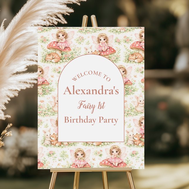 Enchanted Garden Fairy Birthday Foam Board (Creator Uploaded)