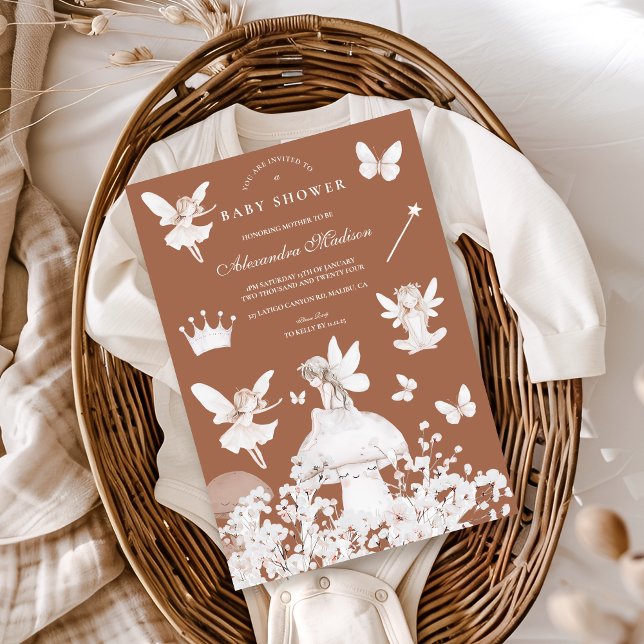 Enchanted Garden Fairy Wildflower Invitation (Creator Uploaded)