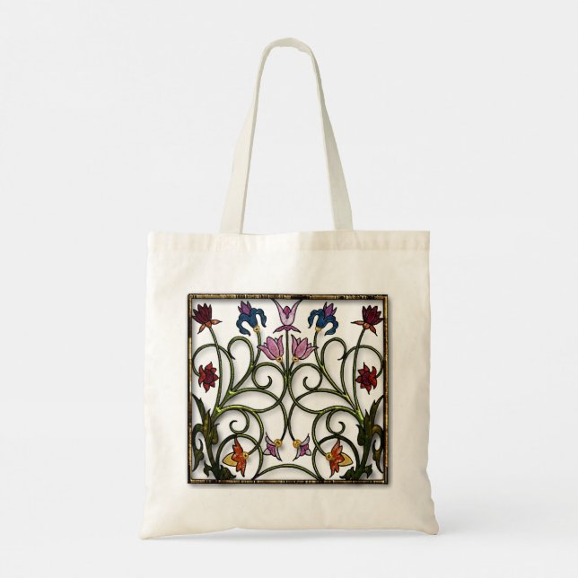 Enchanted Garden Filigree Tote Bag (Back)