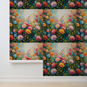 Enchanted Garden Floral Peel and Stick Wallpaper