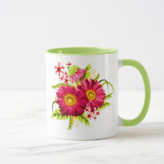 Enchanted Garden Flowers Design Cup