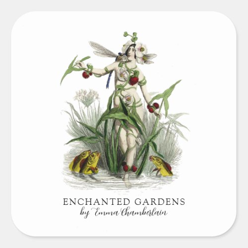 Enchanted Garden Gardener Landscaper Product Label