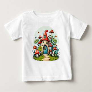 Enchanted Garden Gnome Baby T-Shirt