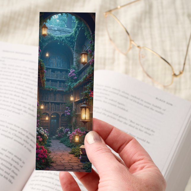 Enchanted Garden Library Bookmark (Hand)