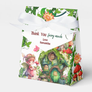 Enchanted Garden Magical Fairy Birthday Favor Boxes