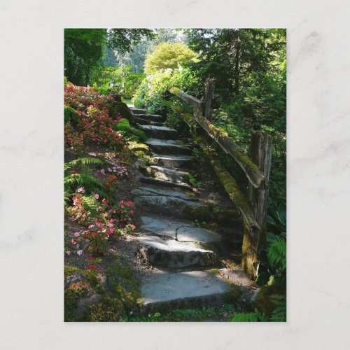 Enchanted Garden Path Postcard