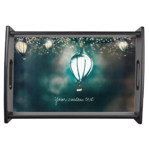 Enchanted Garden Summer String Lights Wedding Serving Tray