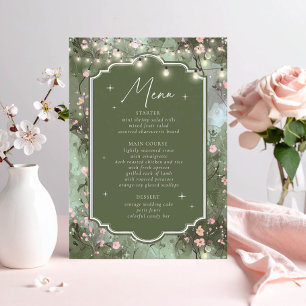 Enchanted Garden Sweet 16 ID1163 Menu