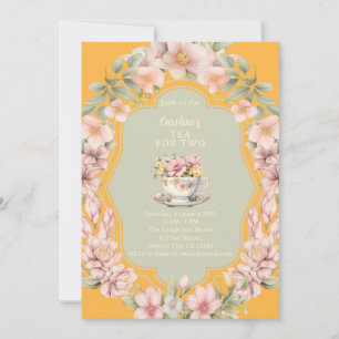 Enchanted Garden Tea For Two Birthday Invitation
