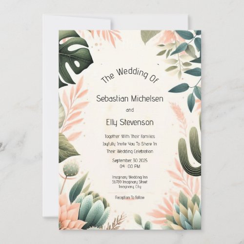 Enchanted Garden Wedding Invitation