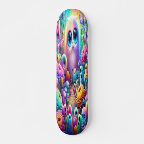 Enchanted Garden Whimsy Skateboard