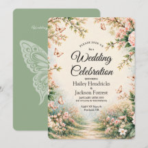 Enchanted Garden Wildflower Butterfly Wedding