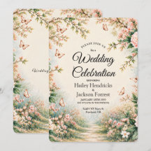 Enchanted Garden Wildflower Butterfly Wedding