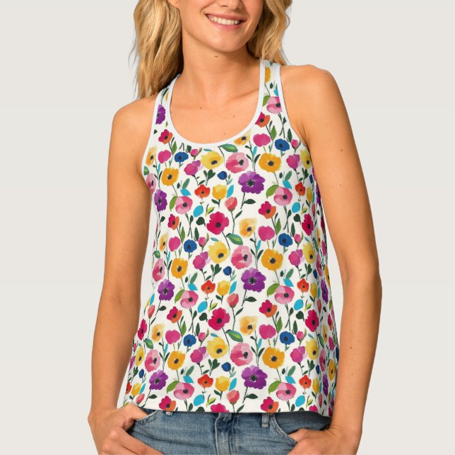 Enchanted Garden women's tank top (Front)