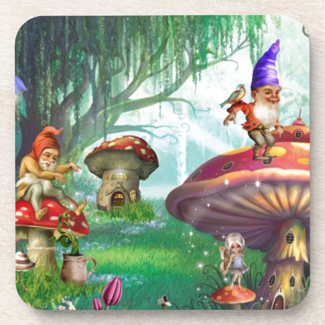 Enchanted Gardens Beverage Coaster (Front)