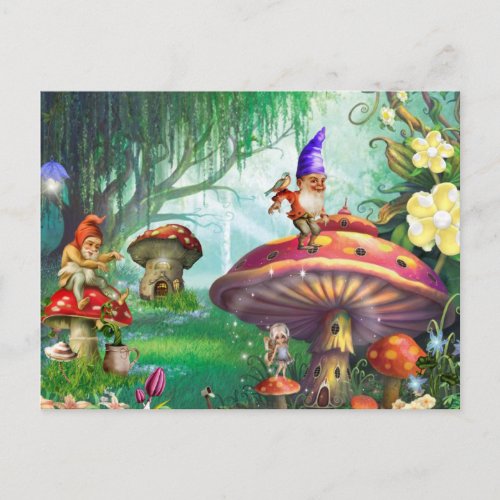 Enchanted Gardens Postcard