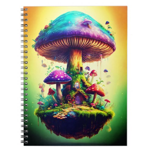 Enchanted Gnome Spiral Notebooks