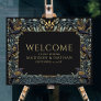 Enchanted Gothic Raven Floral Wedding Welcome  Poster