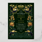 Enchanted Gothic Raven Snapdragon Wedding