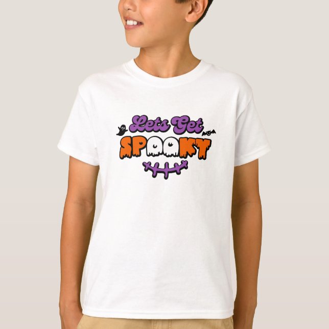 Enchanted Halloween Hauntings Let's Get Spooky T-Shirt (Front)