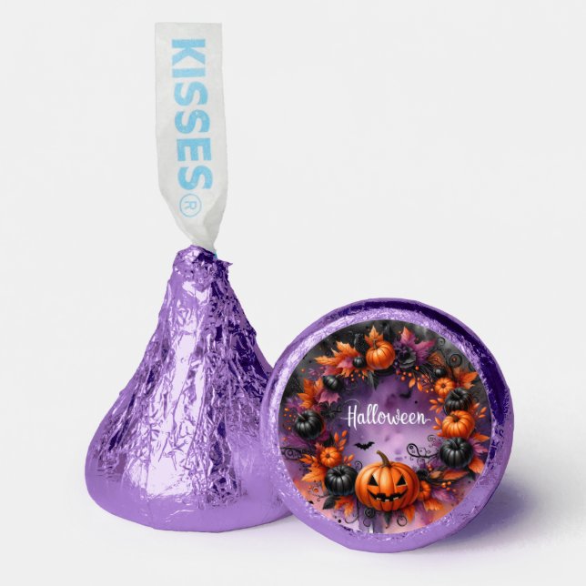 Enchanted Halloween Night Paper Plates Hershey®'s Kisses® (Front)