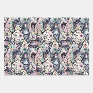 Enchanted Halloween Night Wrapping Paper Sheets
