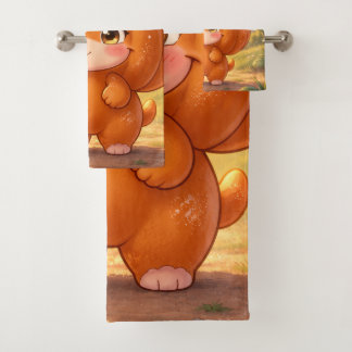 Enchanted Halloween Stories.16 Bath Towel Set