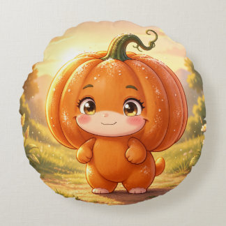 Enchanted Halloween Stories.16 Round Pillow