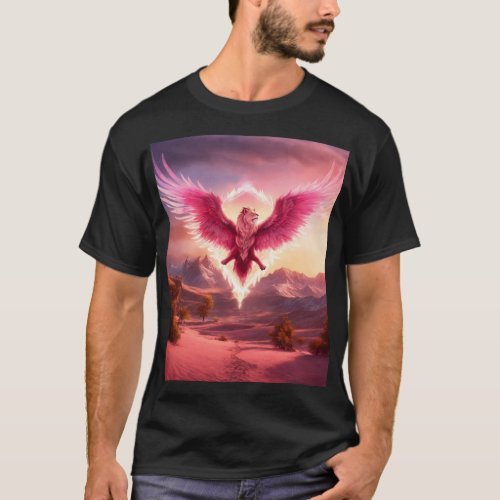 Enchanted Heart A Whimsical Fusion of Styles and  T_Shirt