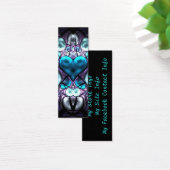 Enchanted Heart Skinny Business Card Book Mark (Desk)