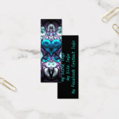Enchanted Heart Skinny Business Card Book Mark (Office)