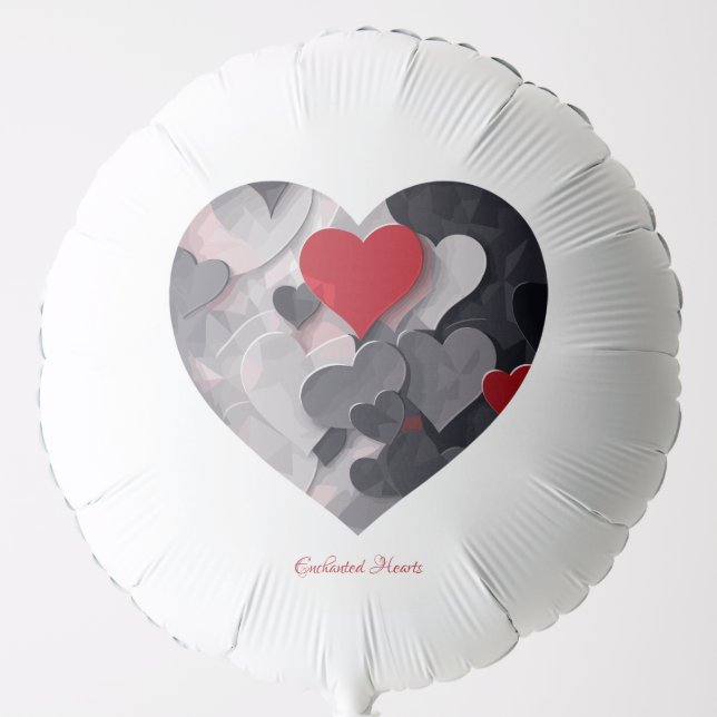 Enchanted Hearts Balloon (Front)