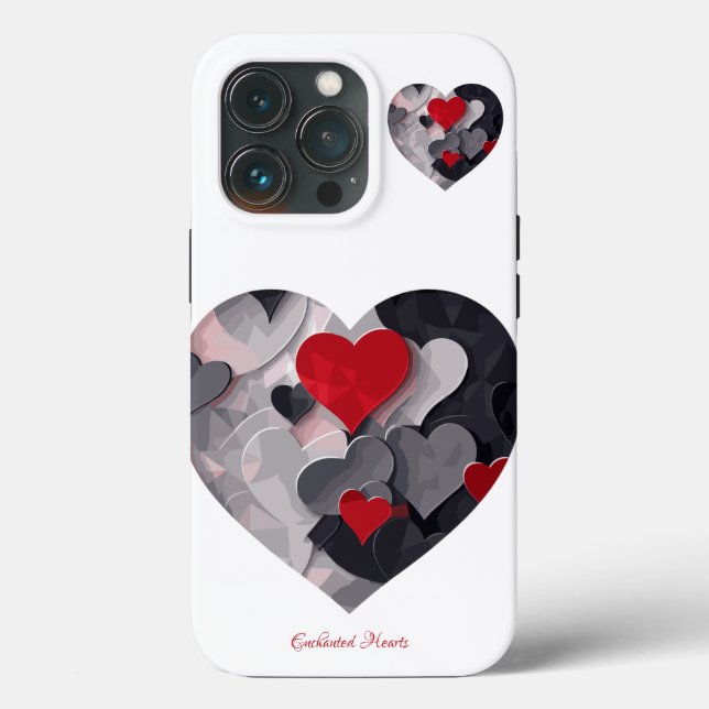 Enchanted Hearts Case-Mate iPhone Case (Back)