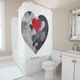 Enchanted Hearts Shower Curtain