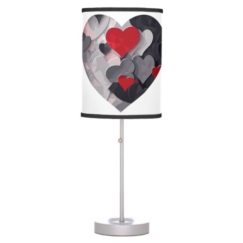 Enchanted Hearts Table Lamp