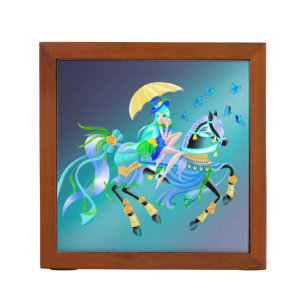 Enchanted Horse Ride  Desk Organizer