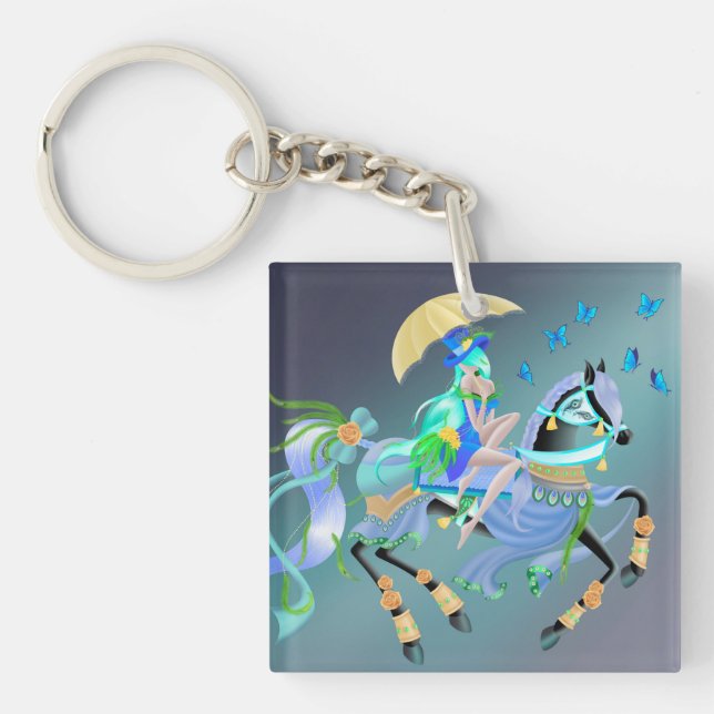Enchanted Horse Ride  Keychain (Front)