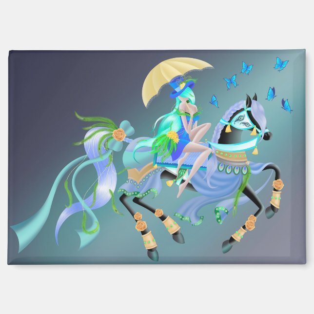 Enchanted Horse Ride  Magnet (Front)